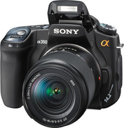 Sony a350 + 18-70mm объектив + штативы,  доп. линзы,  сумка